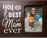 Mothers Day Gifts for Mom from Daughter/Son, Brown Wood Picture Frame fo... - £24.42 GBP