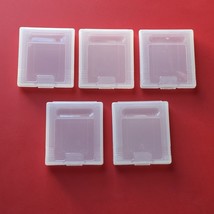Game Boy Original Case Clear Nintendo GB GBC Lot 5 Cases Dust Sleeves Color - $23.96