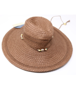 Fashion Straw Hat - Universal Thread Dark Brown S/M New - £7.87 GBP
