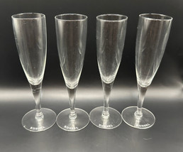 KORBEL Cordial Wine Glasses 6-7/8&quot; x 1-5/8&quot; (4) FREE SHIP - £20.29 GBP