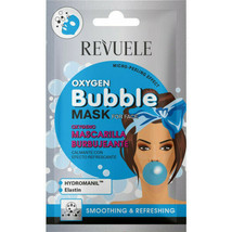 5X Smoothing &amp; Refreshing Face Mask REVUELE Oxygen Bubble 15ml - $26.73