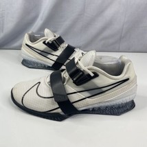Size 12 Nike Romaleos 4 White Black 2020 Weightlifting Shoes Sneakers EUC - $83.79