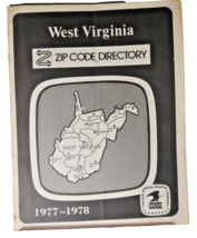 VTG USPS 1977-1978 West Virginia Zip Code Directory w/ Error - £17.37 GBP