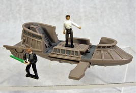 Star Wars Micro Machines Action Fleet #6 Dune Sea Skiff W/ Han And Jedi Luke - £14.38 GBP