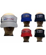 "Trump 2020 Keep America Great" Embroidered Visor Unisex Many Colors New! - $9.95