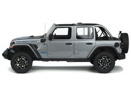 2022 Jeep Wrangler Rubicon 4 XE Gray Metallic 1/18 Model Car by GT Spirit - £135.45 GBP