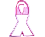 6x Ribbon Cancer Awareness Fondant Cutter Cupcake Topper 1.75 IN USA FD316 - $7.99