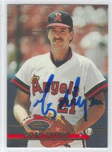 Greg Myers Auto - Signed Autograph 1993 Topps Stadium Club #490 - CA Angels - £1.58 GBP
