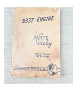 CAT Caterpillar D337 Parts Catalog Serial #3781-up –Original Vintage 1958 - $27.55