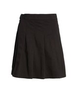 BP. by Be Proud Gender Inclusive Pleated Cotton Twill Skirt Black Medium... - $47.86 CAD