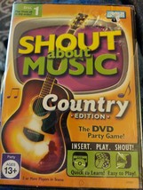 SEALED - Shout About Music Country Edition DVD Party Game by Parker Brothers - £2.81 GBP