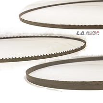 80&quot; (6&#39;-8&quot;) x 1/4&quot; x .025&quot; x 6H, 10/14N, 14/18N BandSaw Blade M42 Bi-metal 3 Pcs - £73.58 GBP