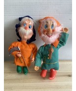 2 Disney Snow White and The Seven Dwarfs Dolls Made By Brinn In Japan - $24.02 CAD