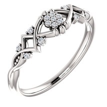 Authenticity Guarantee 
Platinum Diamond Tiara Style Ring Size 7 - £883.90 GBP