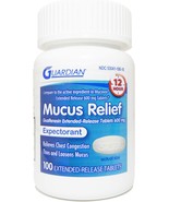 Guardian Mucus Relief, 600mg Guaifenesin 12 Hour Extended Release, Chest - €33,90 EUR