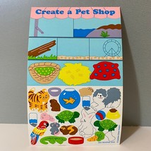 Vintage 1996 Sandylion Stickers Create A Pet Shop Maxi Activity Sheet - $12.99
