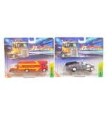 Lot of 2 Die-Cast Team Hauler Trucks And Cars Black and Red - £19.54 GBP