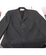 HAGGER BLACK LABEL BLACK FORMAL MEN&#39;S 3 BUTTON WEDDING PROM DRESS COAT 42R - $542.68 MXN