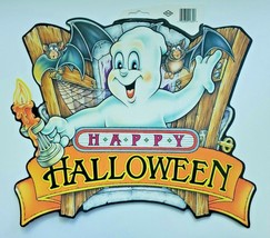 1997 Beistle Happy Halloween RIP Vintage Cut Out Decoration Ghost - £11.98 GBP