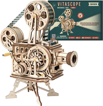3D Wooden Puzzle for Adults-Vitascope Model Building Kit-Wooden Vintage ... - $66.10