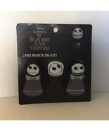 NEW Disney Nightmare Before Christmas 3 Pack Magnetic Bag Clips - $234.64 MXN