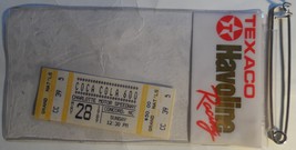 Texaco Havoline 1989 Racing Plastic Hospitality Pass + Coca Cola 600 Tic... - $12.75