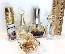 Collectible Perfume Bottle Lot Miniatures &amp; Travel Sz Estate Finds - £15.15 GBP