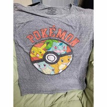 Pokemon Size XL Kids T-Shirt. Gray - £11.87 GBP
