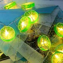 Golandstar Lemon Slice Shaped LED Light Festival Party Indoor String Lights LEDs - £13.17 GBP