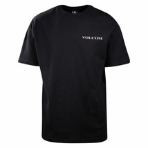 Volcom Men&#39;s Black Serif Stone Loose Fit S/S T-Shirt (S05) - £13.36 GBP