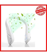 Modern Hands-Free Neck Fan - Rechargeable Bladeless Design for Ultimate ... - $60.59 CAD