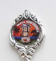 Collector Souvenir Spoon Papua New Guinea Kundu Drum Emblem - £11.71 GBP