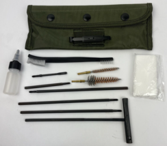 11pcs Universal Tactical Gun Cleaning Kit for Rifle Pistol Gun Barrel Brush Tool - £21.24 GBP