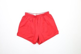 Vintage 90s Streetwear Womens Size XL Faded Blank Booty Hot Shorts Red Cotton - $39.55