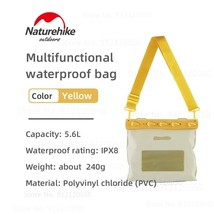 Naturehike  2.6L /5.6L Waterproof Crossbody Bag Outdoor Travel Portable Large Ca - £91.61 GBP