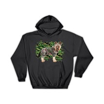 Yorkshire Camouflage : Gift Hoodie Funny Dog Puppy Pet Animal Military Patchwork - £27.04 GBP