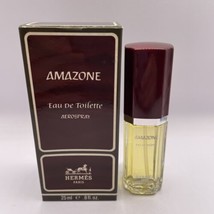 Hermes Amazone Paris Edt 25ml 0.8 Fl Oz Spray Vintage Manuf 1989- New In Box - £78.66 GBP