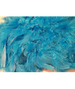 Light Turquoise 60 gm 6 Ft Masquerade Costume Bachelorette Chandelle Fea... - £6.99 GBP