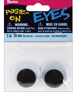 Paste On Wiggle Eyes 30mm Black - £10.94 GBP