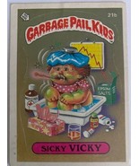 Garbage Pail Kids Series One (1985) - 21b sicky VICKY (Very Good) SKU007 - $679.16 MXN