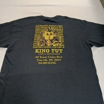 Gildan Heavy Cotton KING TUT CAFE Men's Black Cotton Graphic T-Shirt Size XL image 15
