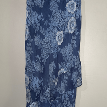 Jody California Blue Ruffle Floral Skirt - $13.72
