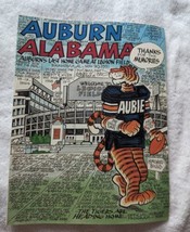 1991 Auburn vs Alabama Iron Bowl Program: Final AU home game at Legion Field  - £27.17 GBP
