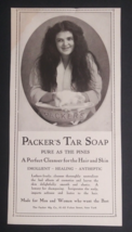 Burr McIntosh Monthly Packer&#39;s Tar Soap Hair Sorosis Antique Print Ad c1905 - $9.99