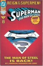 Superman: The Man Of Steel Comic Book #22 Dc Comics 1993 Very Fine Unread - £2.54 GBP