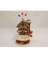 M&amp;M&#39;s Christmas Candy Shoppe, Lighted Porcelain House &amp; Candy Dish, 2004 - $730.38 MXN