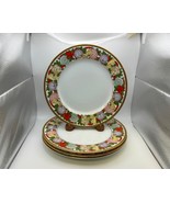 Set of 4 Christian Dior Fine China DIOR CHRISTMAS Dinner Plates - $644.83 CAD