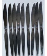 Oneida Community Stainless Flatware Older Satinique 9 Used Butter Knives - $752.48 MXN