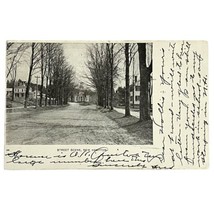 Antique 1907 RPPC Main Street New Hampton New Hampshire Photo Postcard - £11.13 GBP