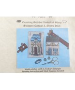 Norma Flake SCISSORS COTTAGE &amp; NEEDLE SHED Part II Counted Cross Stitch ... - £9.57 GBP